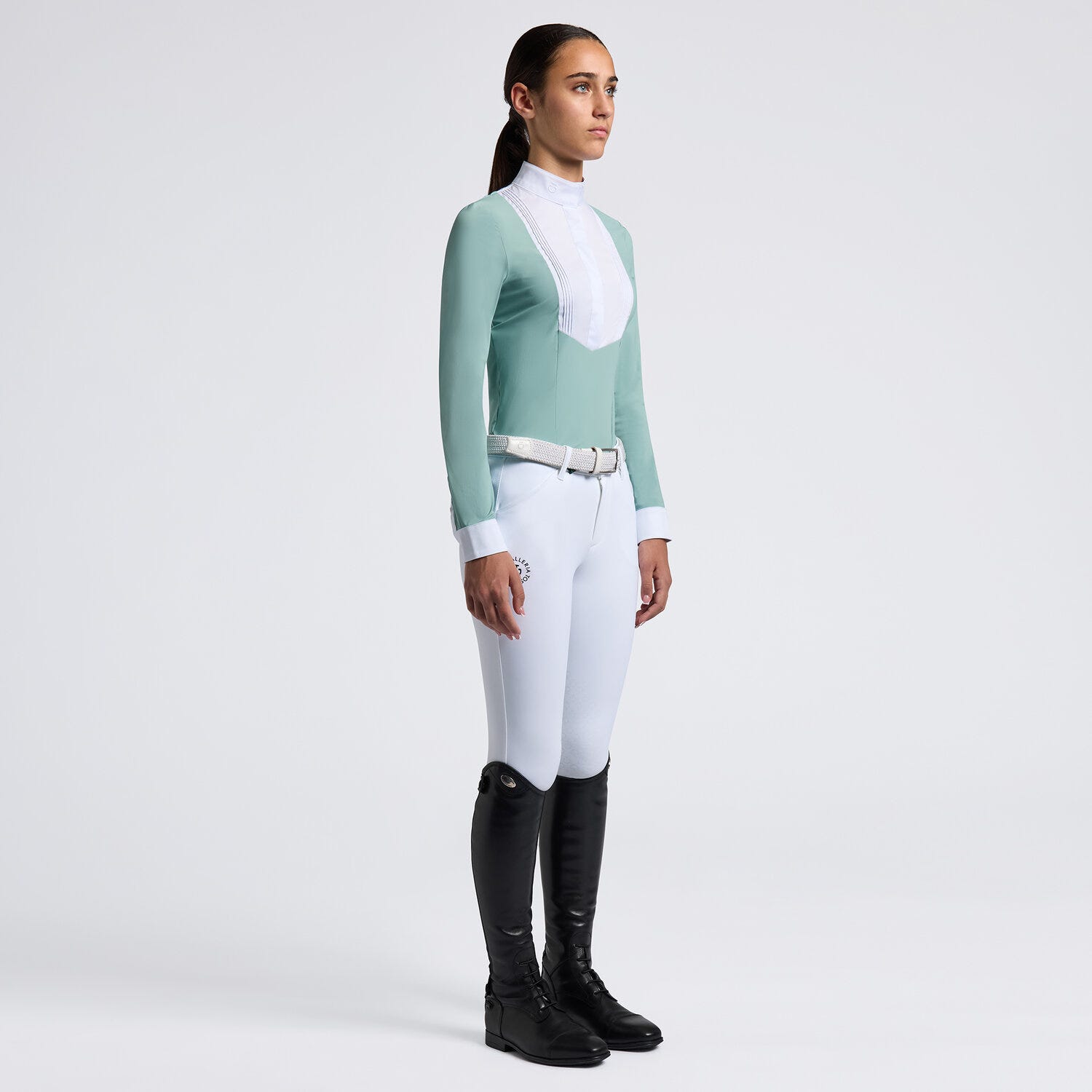 Cavalleria Toscana Girls' Long-Sleeve Jersey Competition Shirt