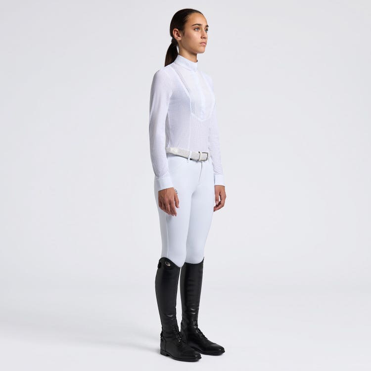 Cavalleria Toscana Girls' Long-Sleeve Jersey Competition Shirt