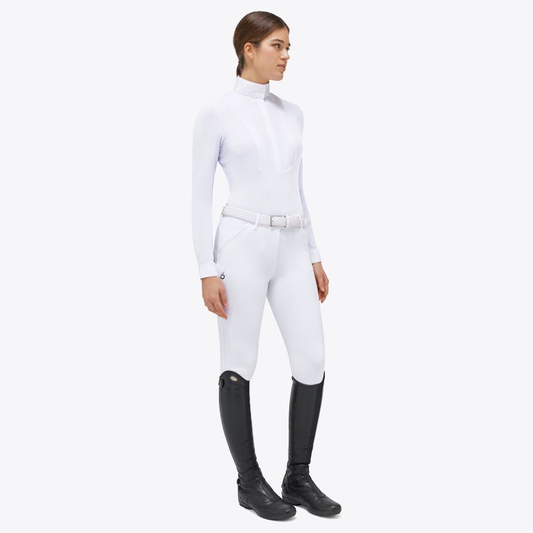 Cavalleria Toscana Camicia da concorso donna WHITE-1