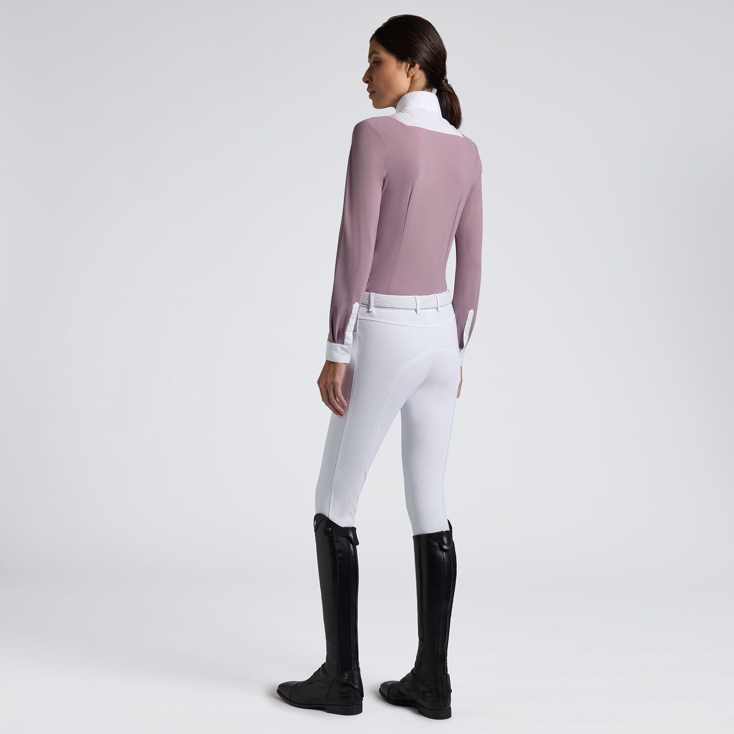 Cavalleria Toscana Women’s long-sleeve competition shirt GRAPE SHAKE-2