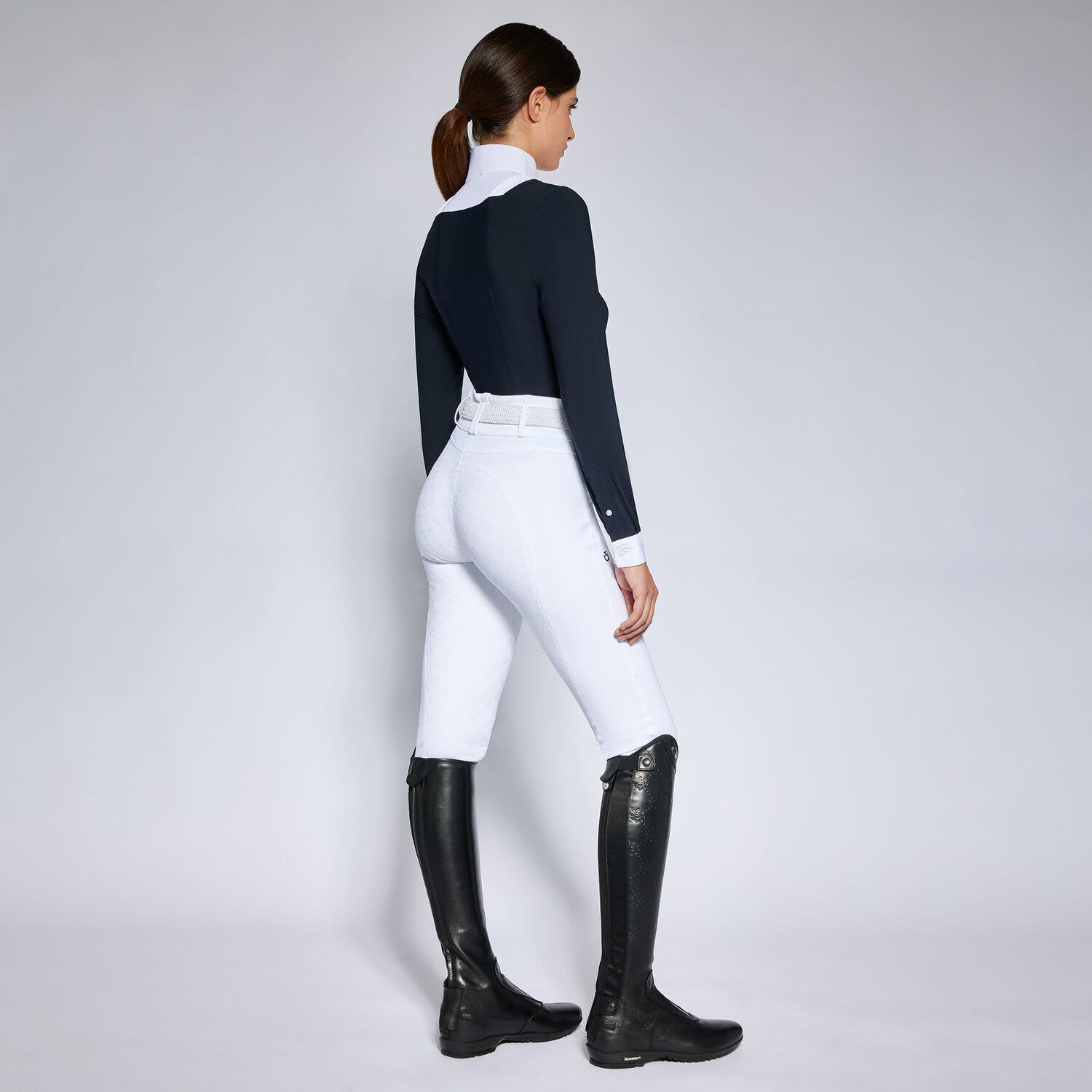 Cavalleria Toscana Women's competition shirt NAVY-2