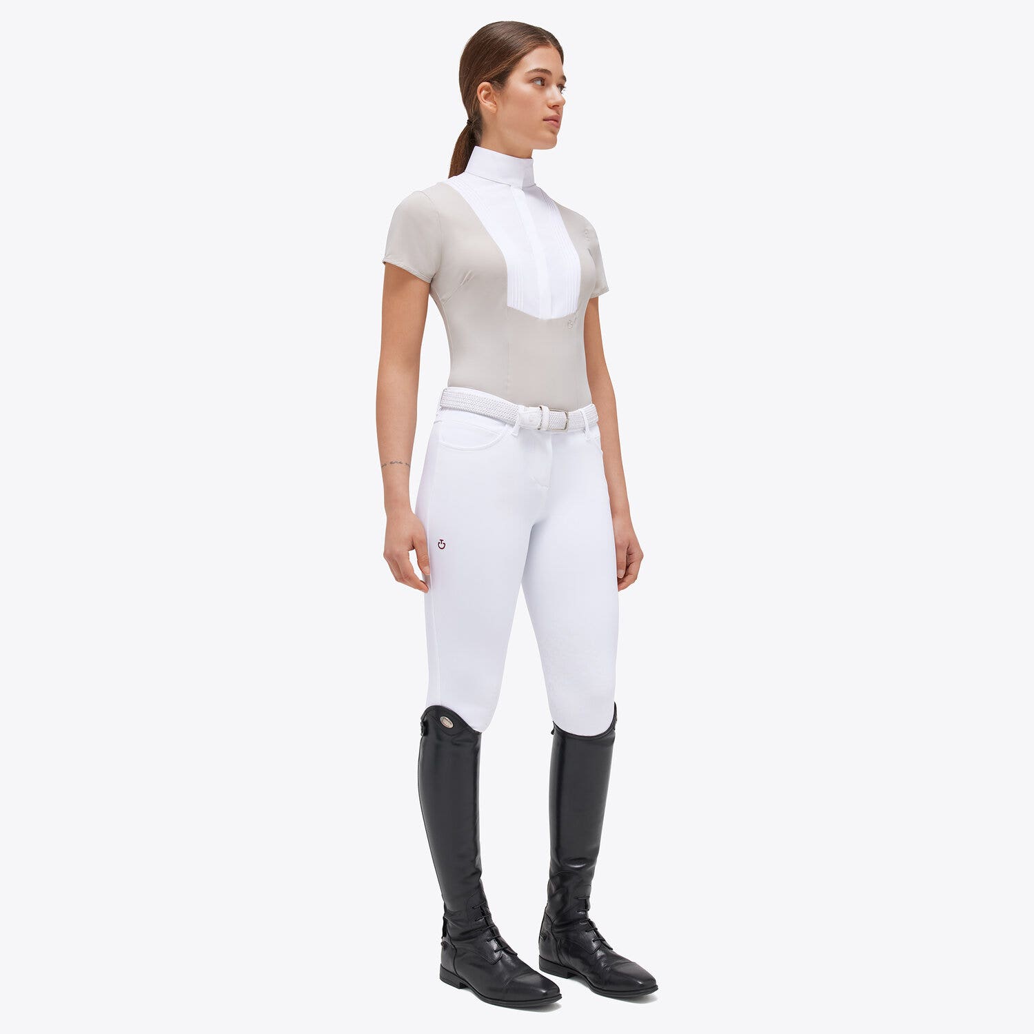 Cavalleria Toscana Hunter SL Woman Shirt LIGHT BEIGE-1