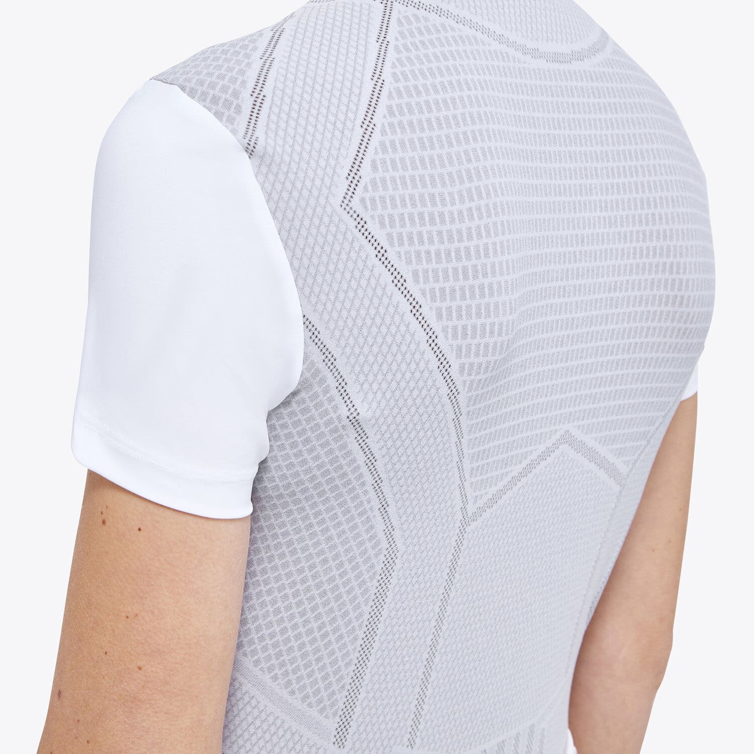 Cavalleria Toscana Women’s technical knit shirt WHITE-5