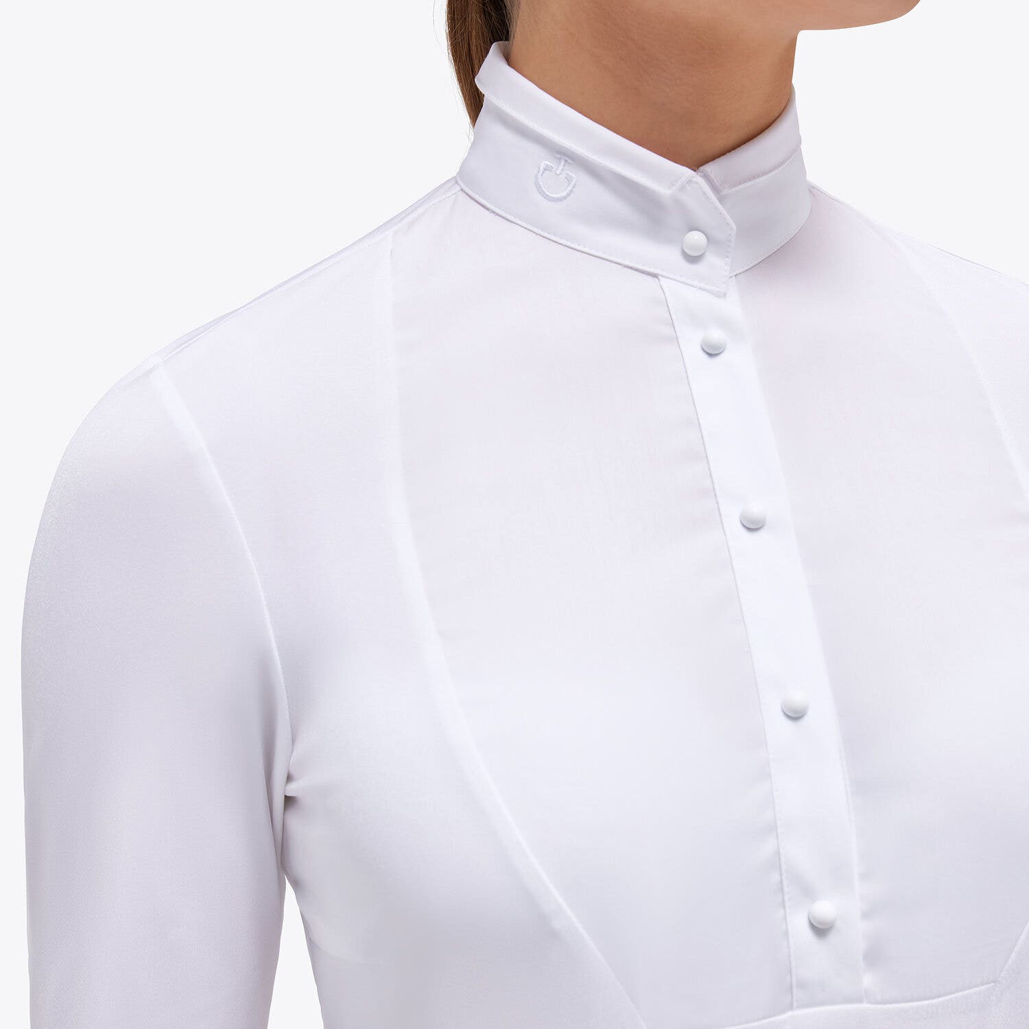 Cavalleria Toscana Women's competition shirt WHITE-3