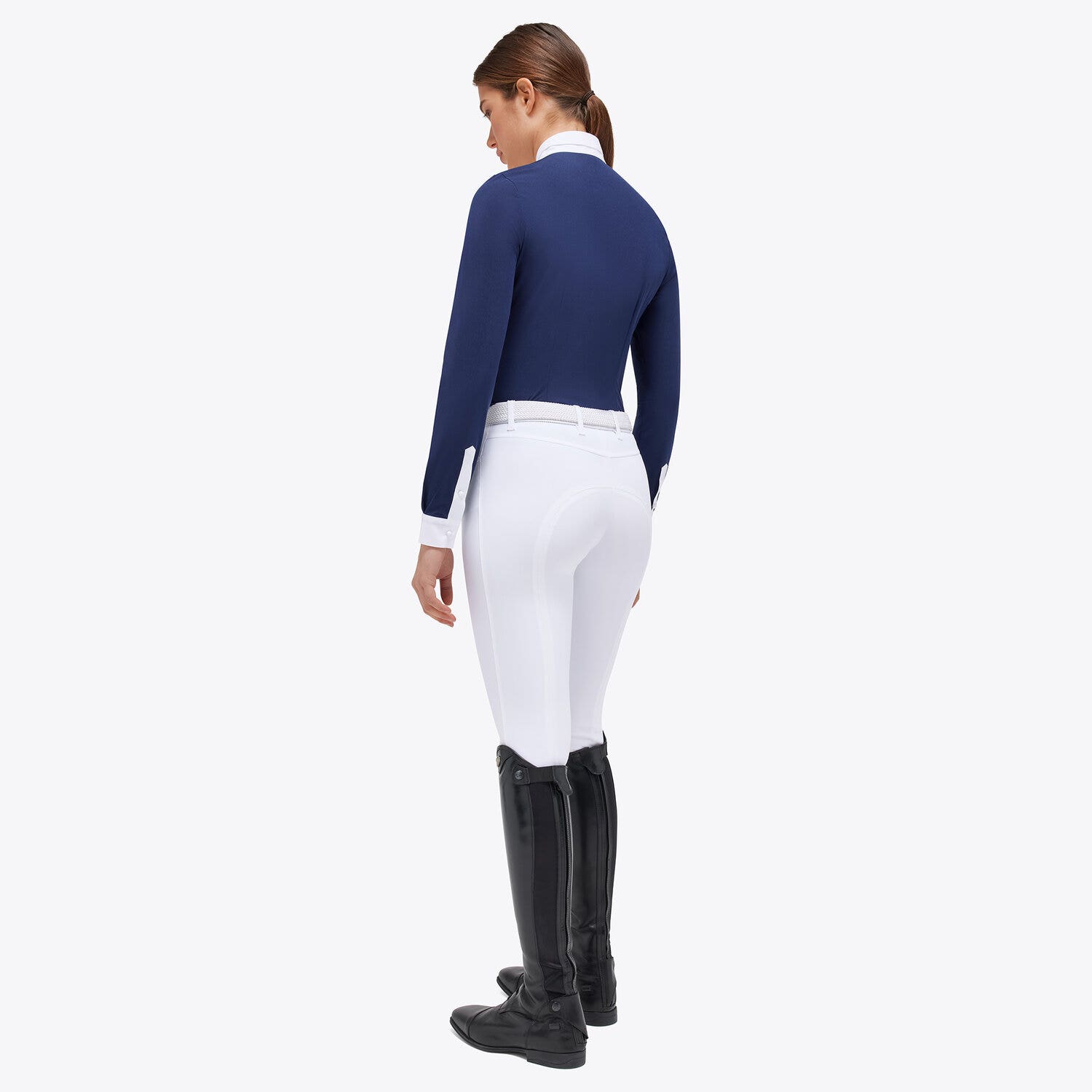 Cavalleria Toscana Women's competition shirt ROYAL BLUE-2