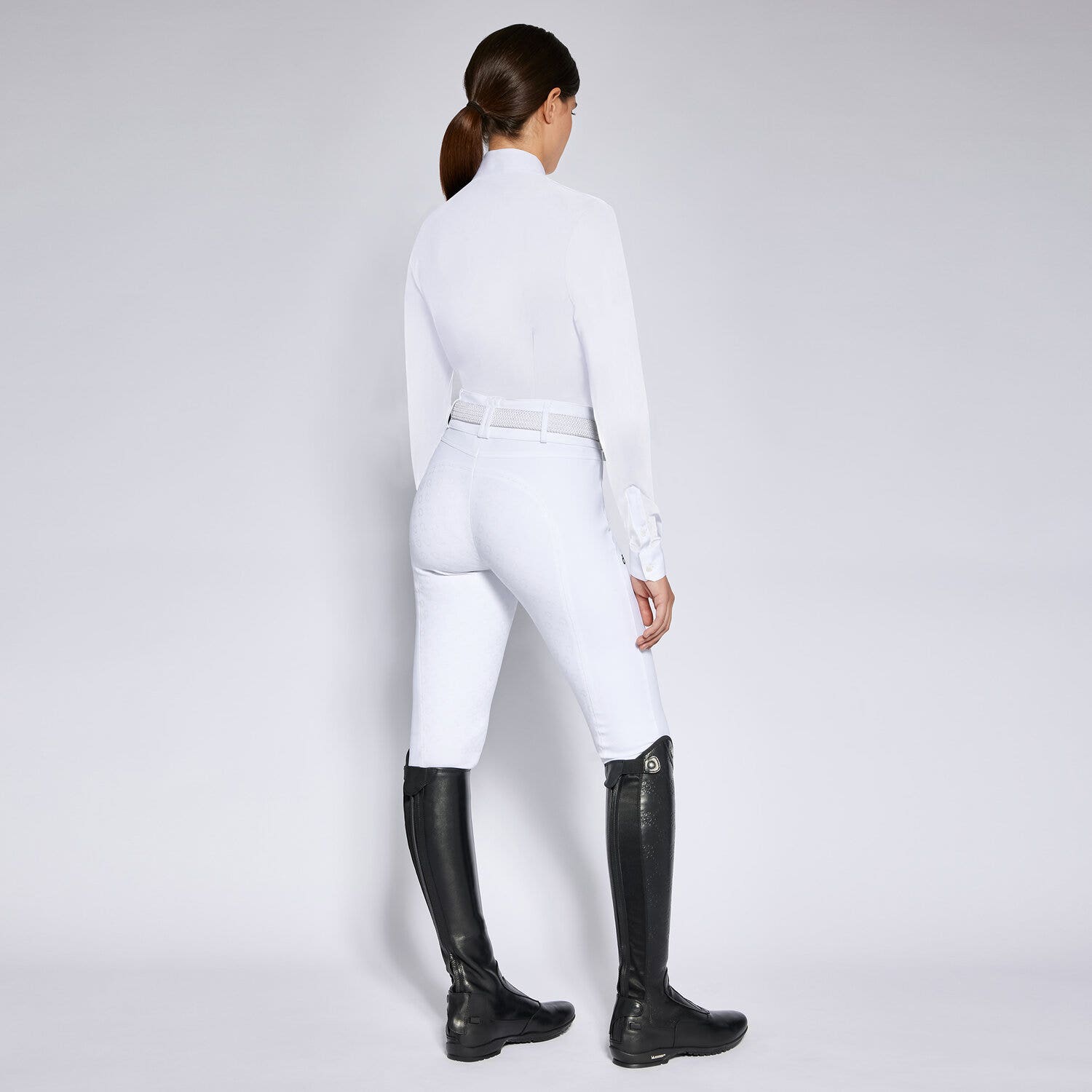 Cavalleria Toscana Women's competition shirt WHITE-2