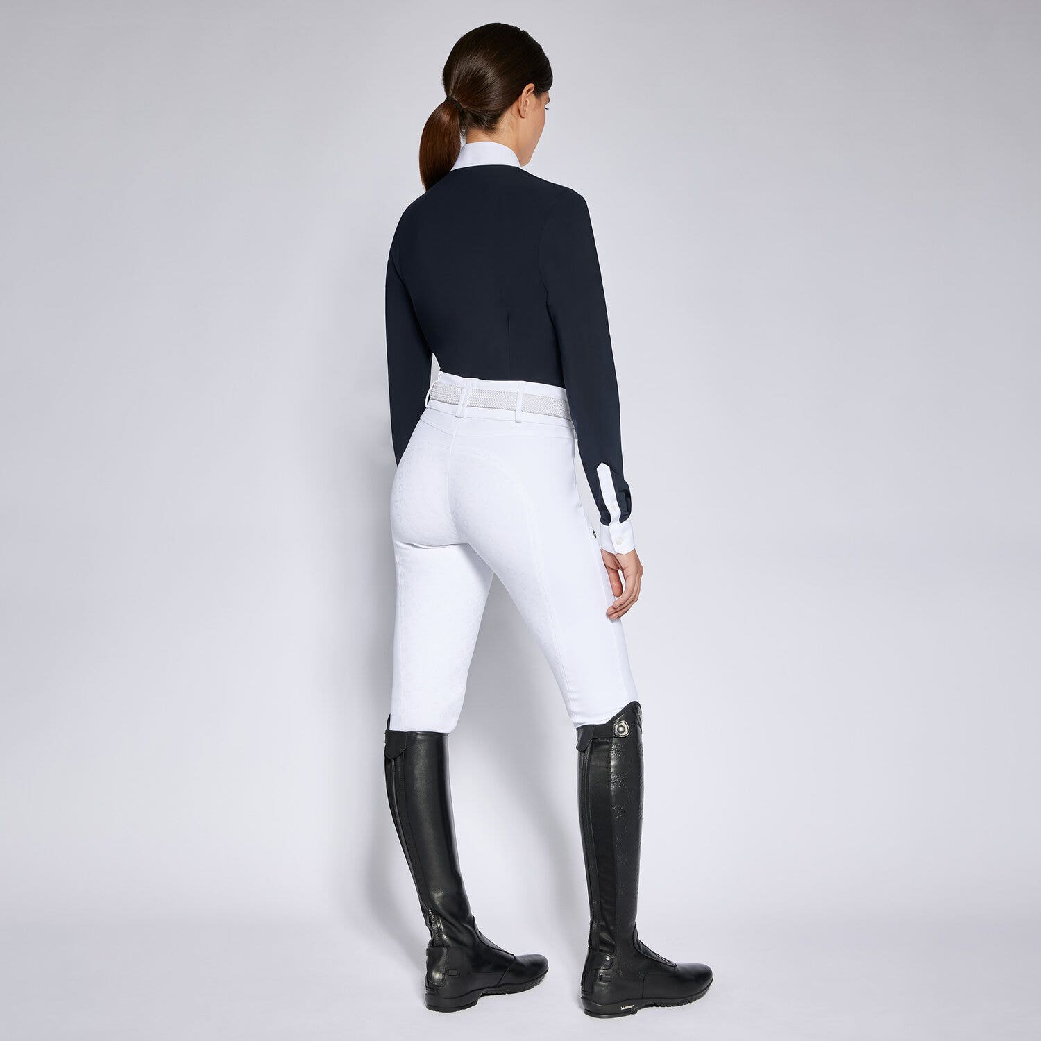 Cavalleria Toscana Women's competition shirt NAVY-2