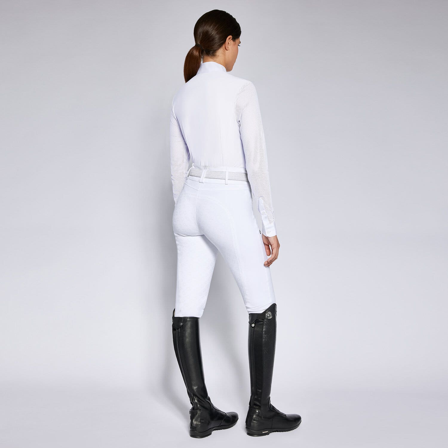 Cavalleria Toscana Women's competition shirt WHITE-2