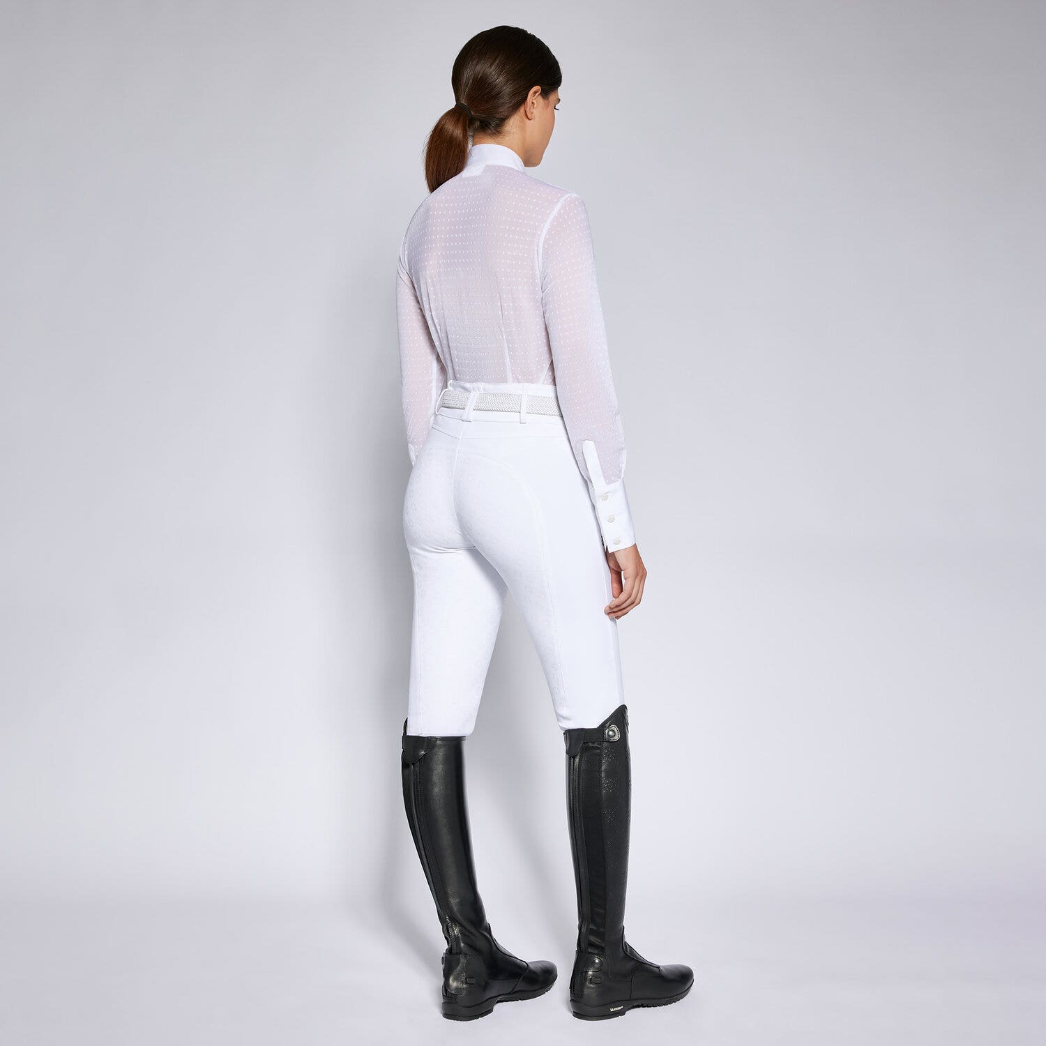 Cavalleria Toscana Women's competition shirt WHITE-2