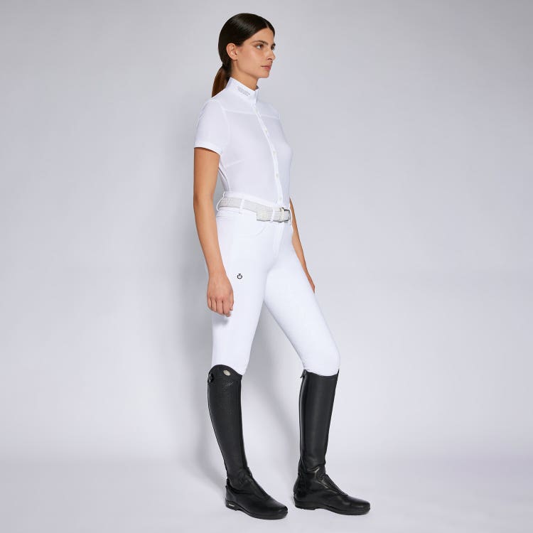Cavalleria Toscana Women's competition shirt WHITE-1