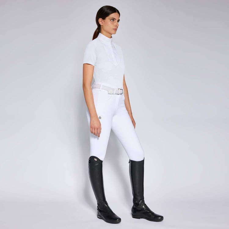 Cavalleria Toscana Women's competition shirt WHITE-1