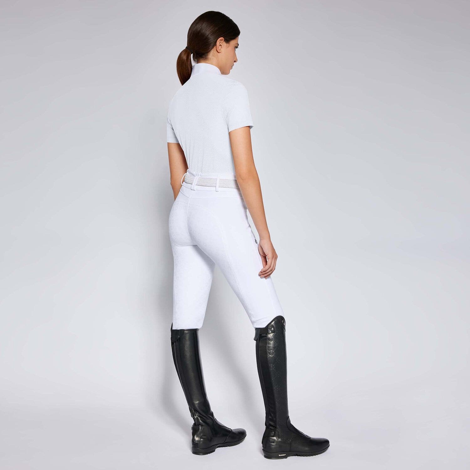 Cavalleria Toscana Women's competition shirt WHITE-2