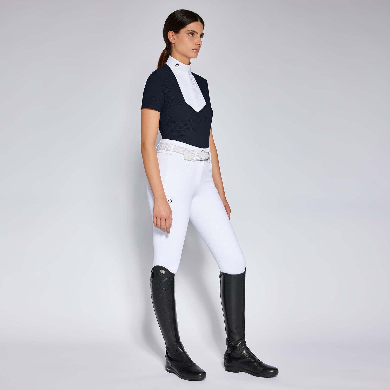 Cavalleria Toscana Women's competition shirt NAVY-1