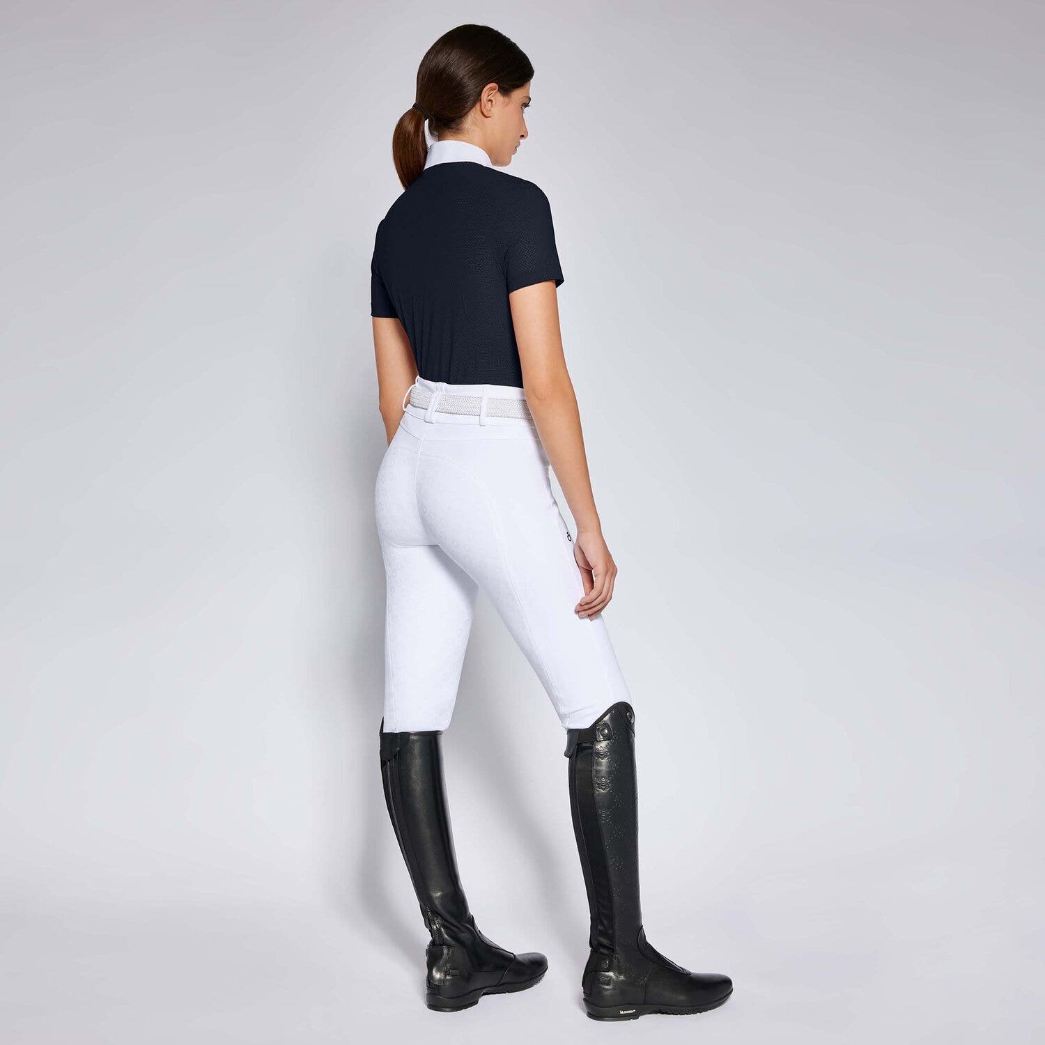 Cavalleria Toscana Women's competition shirt NAVY-2