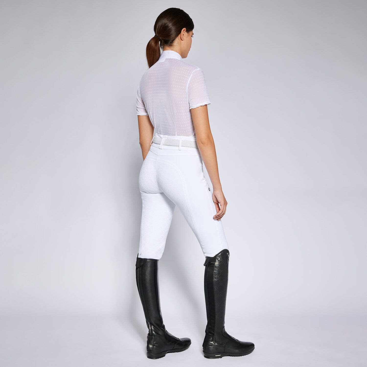 Cavalleria Toscana Women's competition shirt WHITE-2