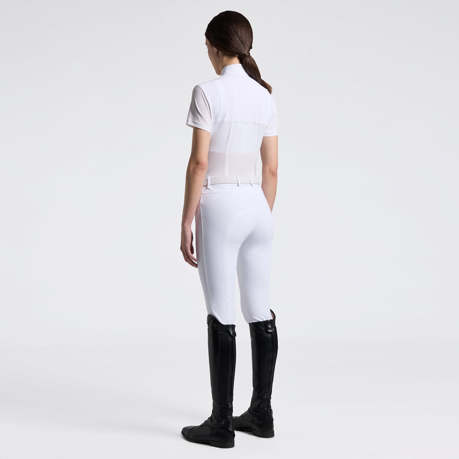 Women's Short Sleeve Riding Shirt in Jersey | Cavalleria Toscana