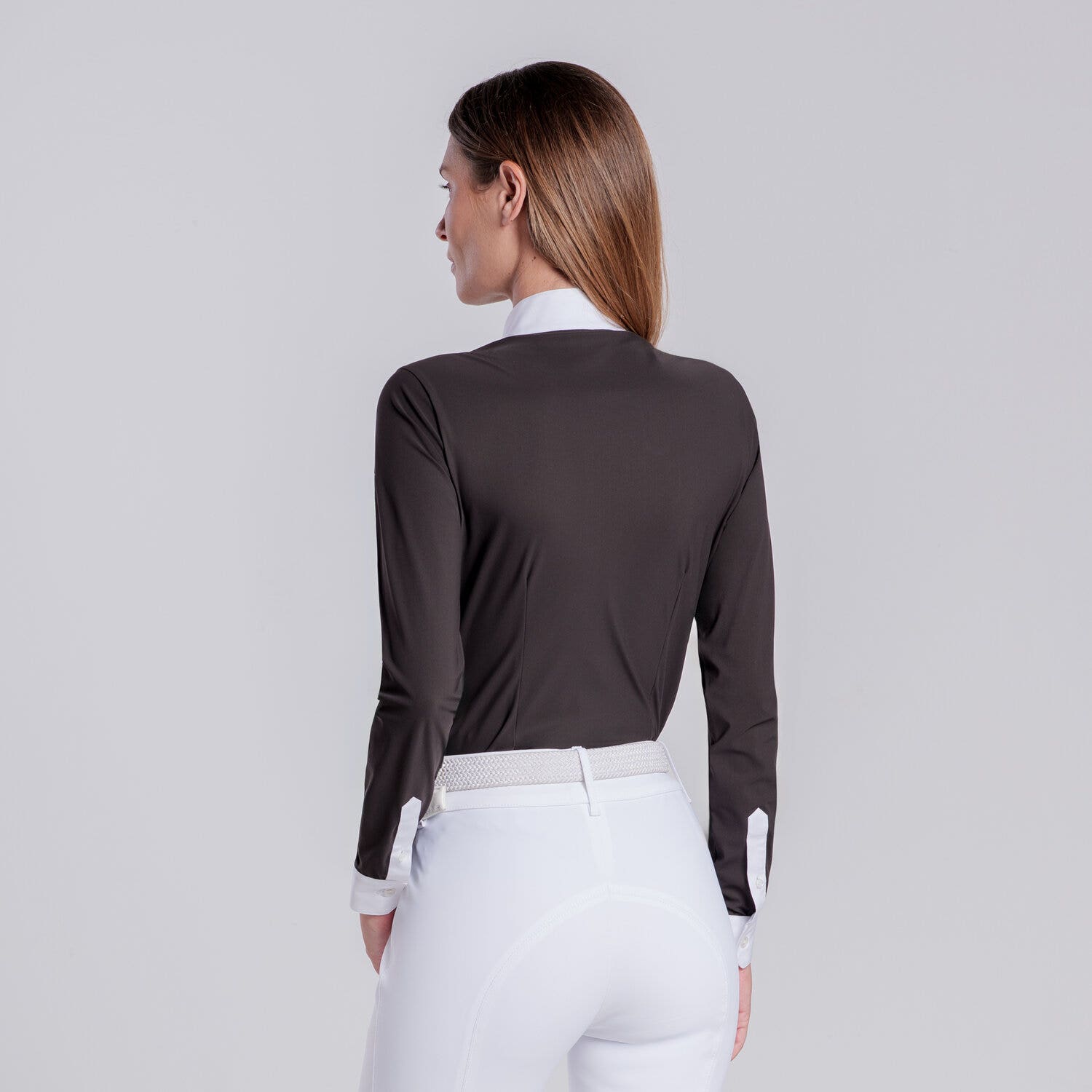 Cavalleria Toscana CAMICIA DA CONCORSO CON INSERTI PERFORATI DA DONNA ESPRESSO-3
