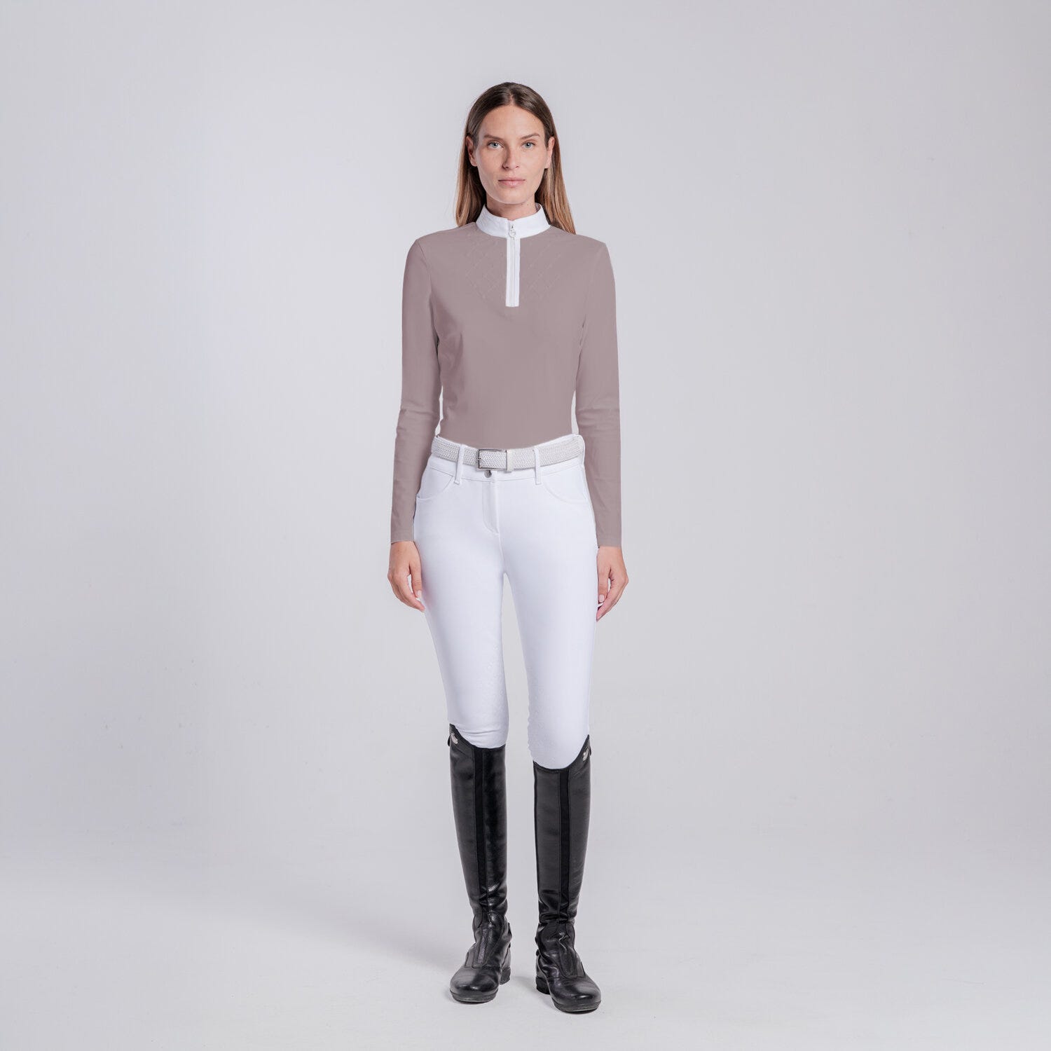 CAMICIA DA CONCORSO CON PETTORINA IN PAILETTES DA DONNA