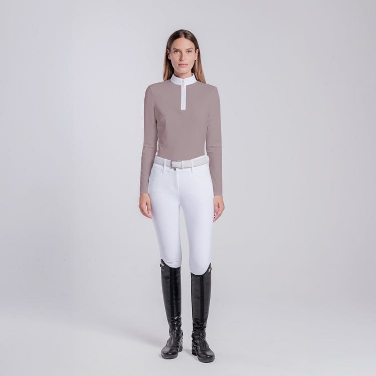 Women’s competition shirt with sequin bib