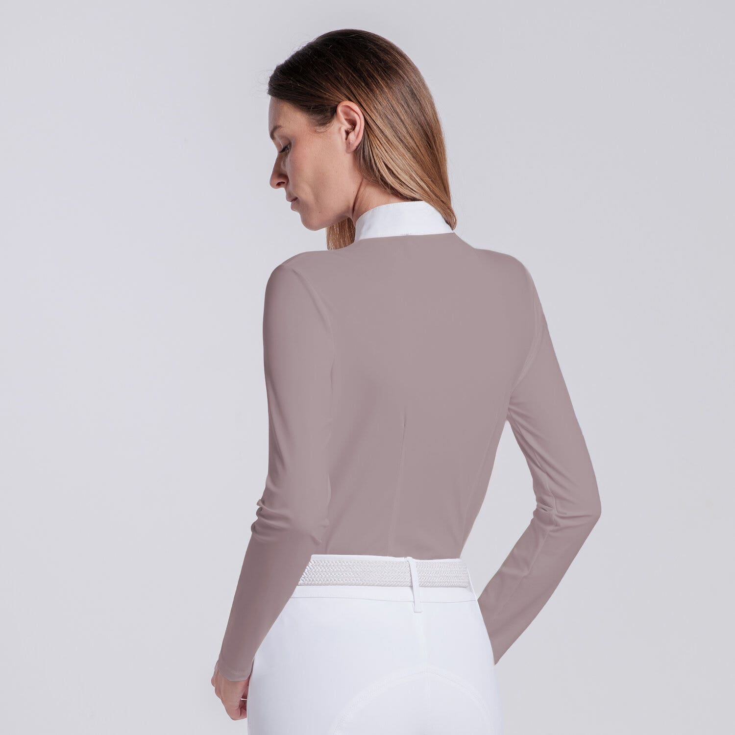 Cavalleria Toscana Women’s competition shirt with sequin bib CIPRIA-3