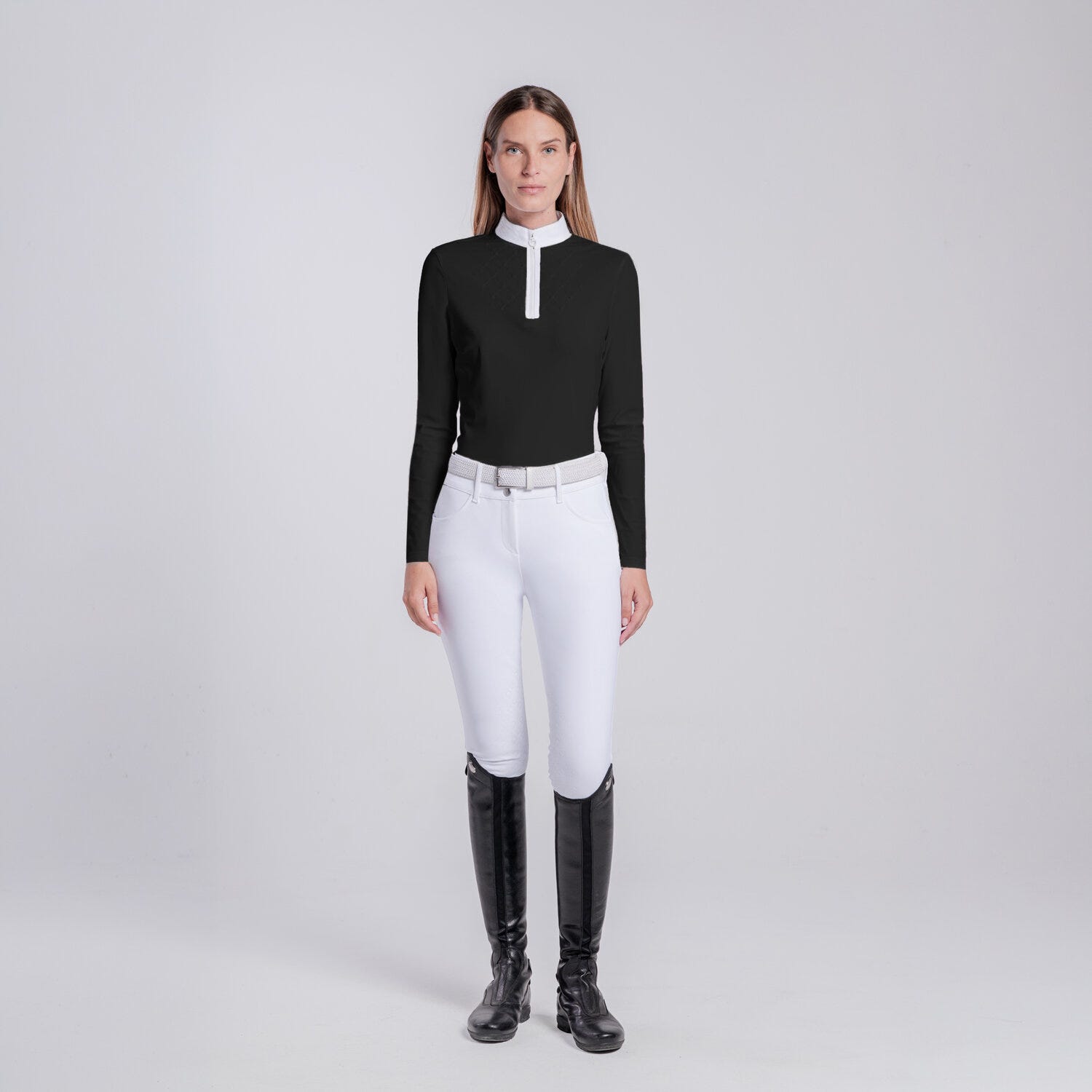 Women’s competition shirt with sequin bib