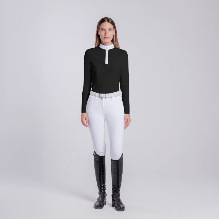 Women’s competition shirt with sequin bib