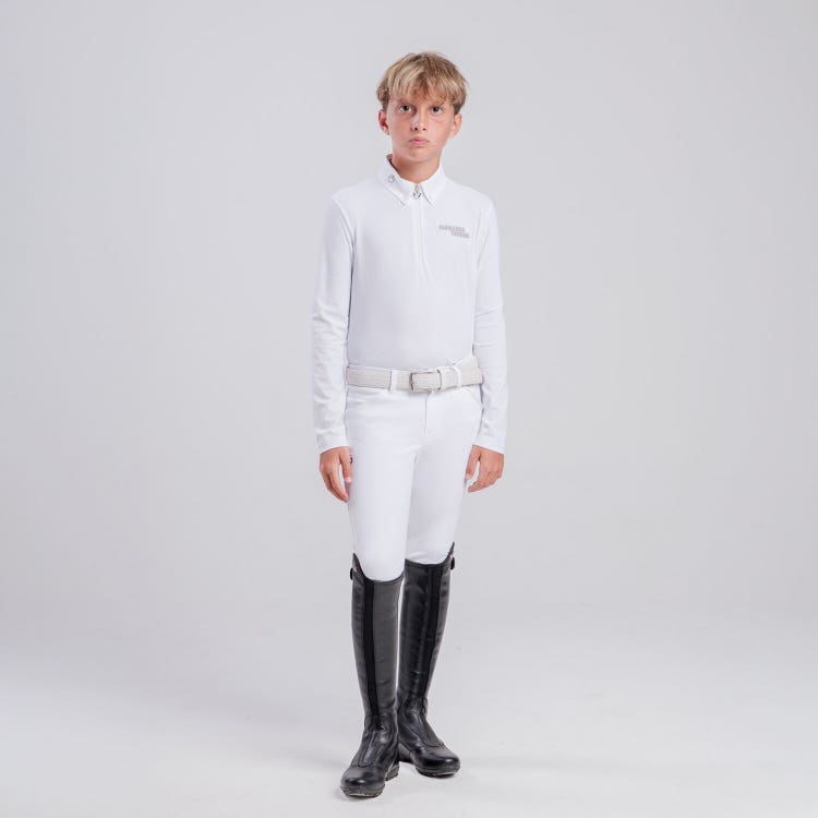 POLO DA CONCORSO CON RICAMO DA BAMBINO
