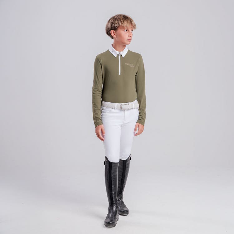POLO DA CONCORSO CON RICAMO DA BAMBINO