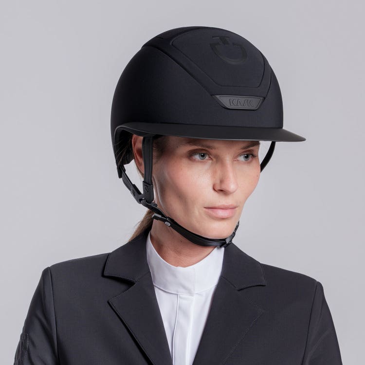 Cavalleria Toscana Wide brim riding helmet BLACK-1