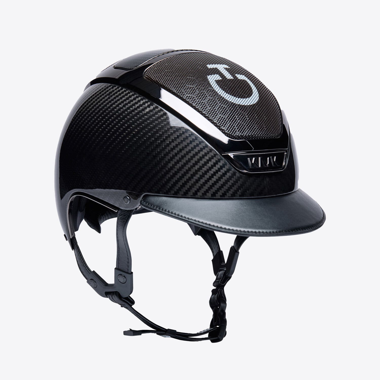 Cavalleria Toscana Wide brim riding helmet BLACK/LIGHT GREY-1