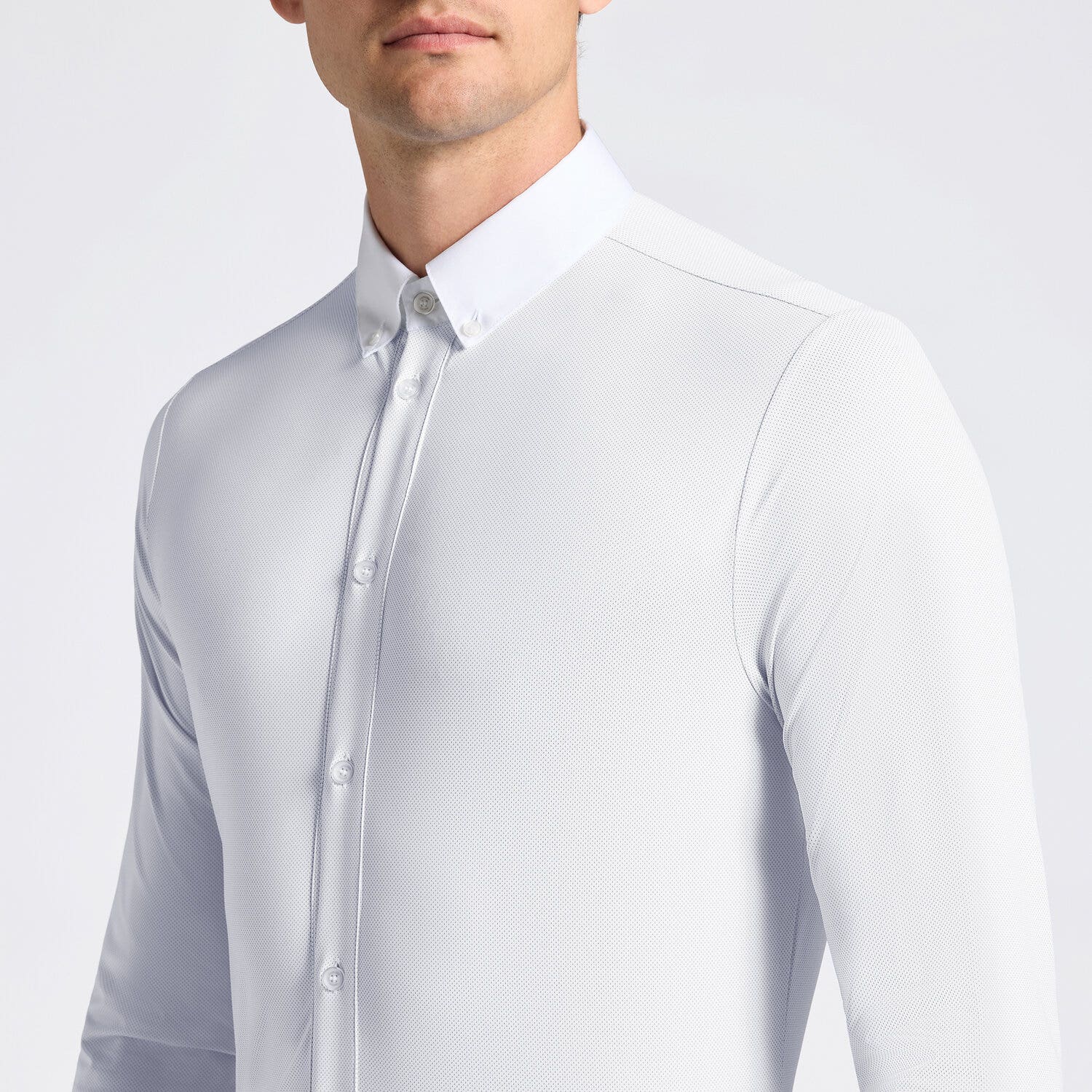 Cavalleria Toscana Cavalleria Toscana Men's Competition Shirt WHITE-3