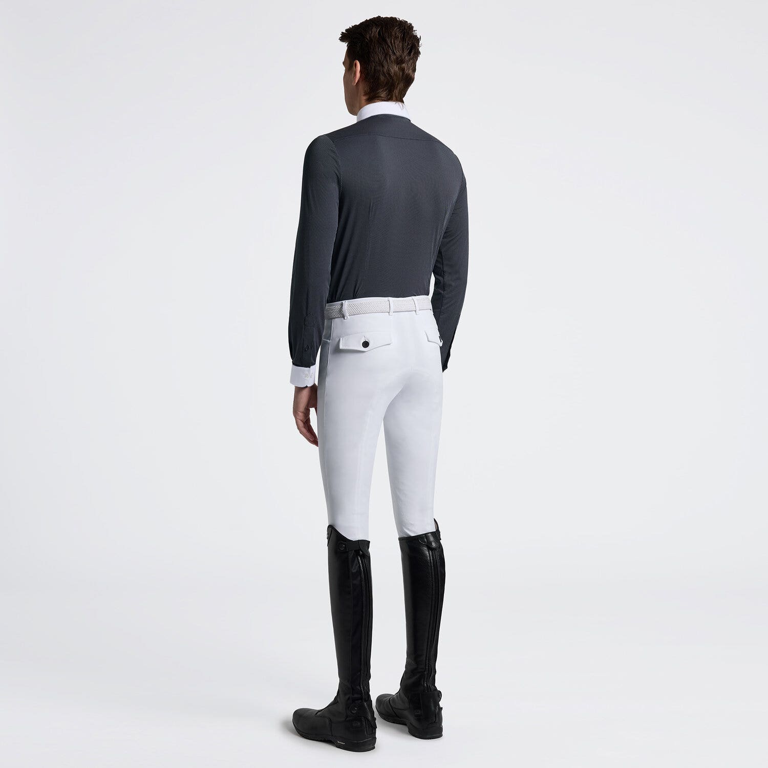 Cavalleria Toscana Cavalleria Toscana Men's Competition Shirt BLUE PRINT-2