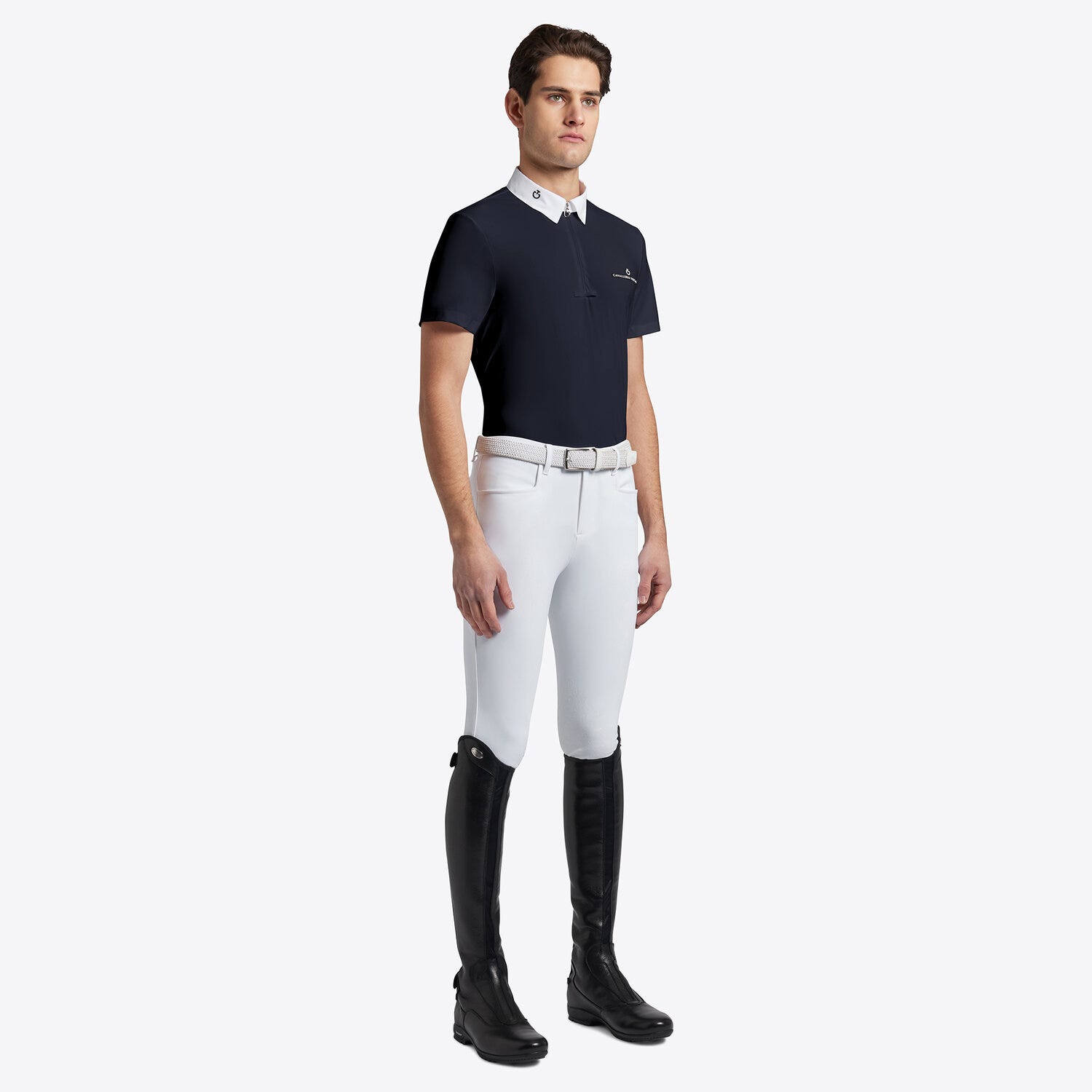 Cavalleria Toscana Men's Competition Shirt in Technical Jersey