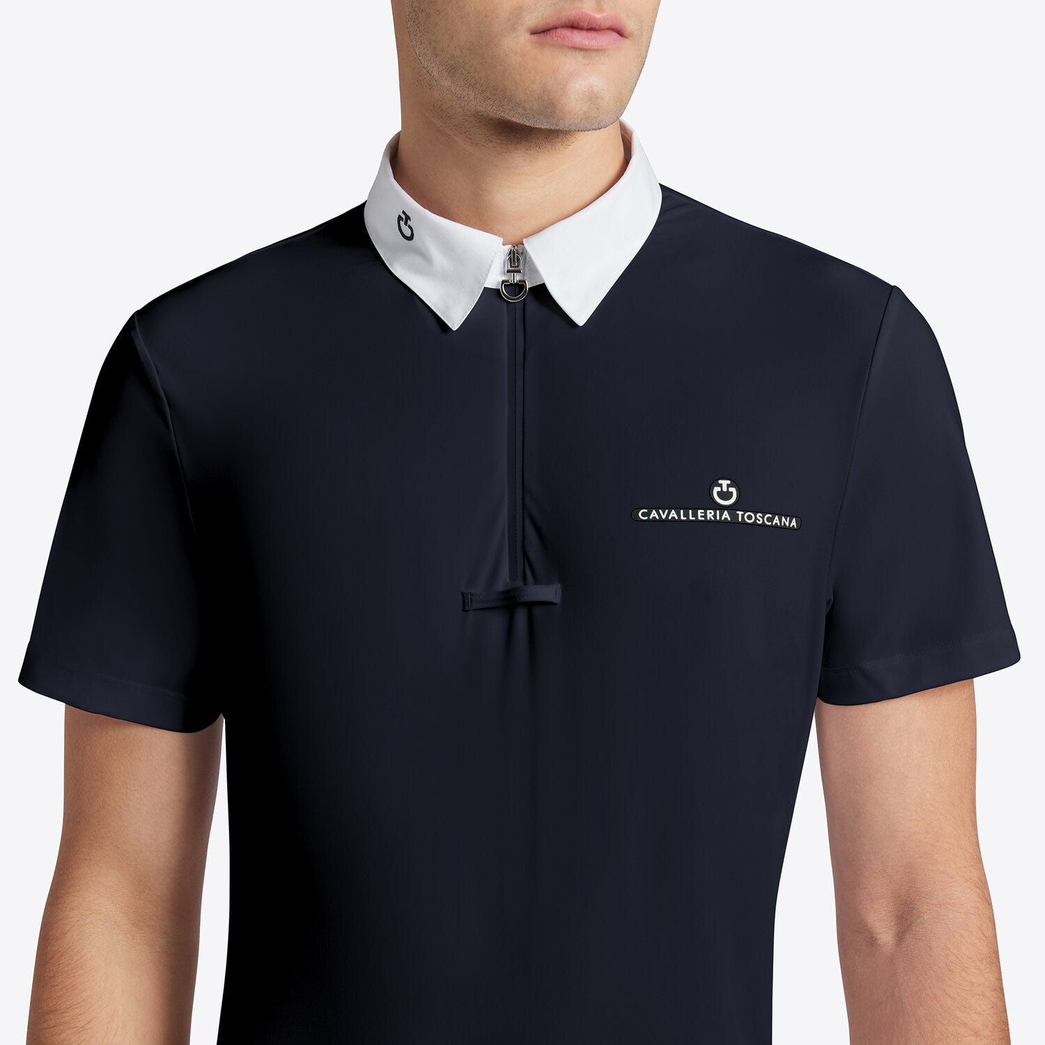 Cavalleria Toscana Men's Competition Shirt in Technical Jersey