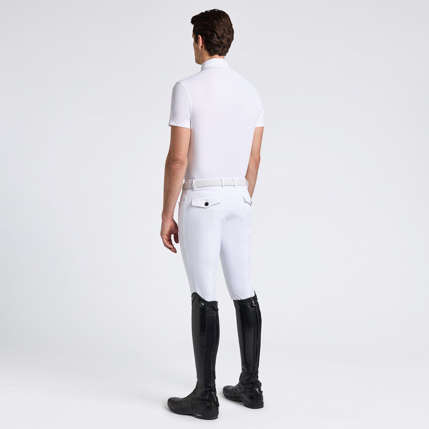 Cavalleria Toscana Cavalleria Toscana Men's Competition Shirt WHITE-2