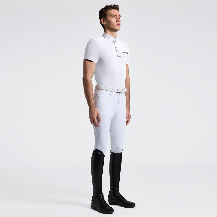 Men's Short Sleeve Riding Shirt with Pockets | Cavalleria Toscana