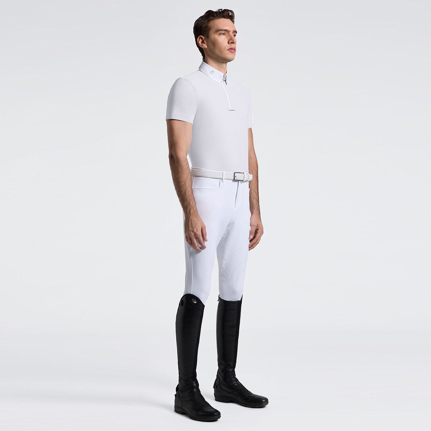 Men’s jersey competition shirt with zip