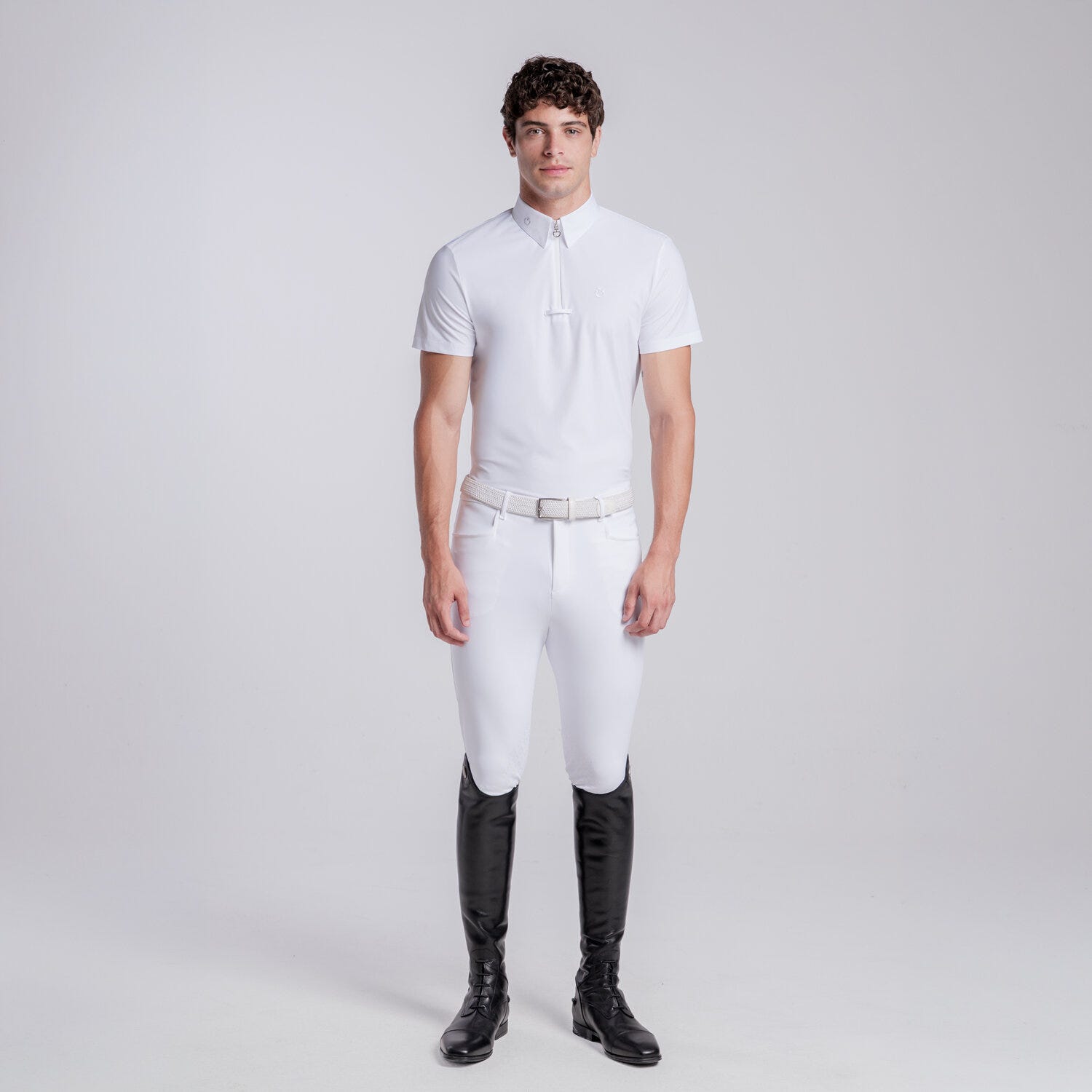 Men’s jersey competition shirt with zip