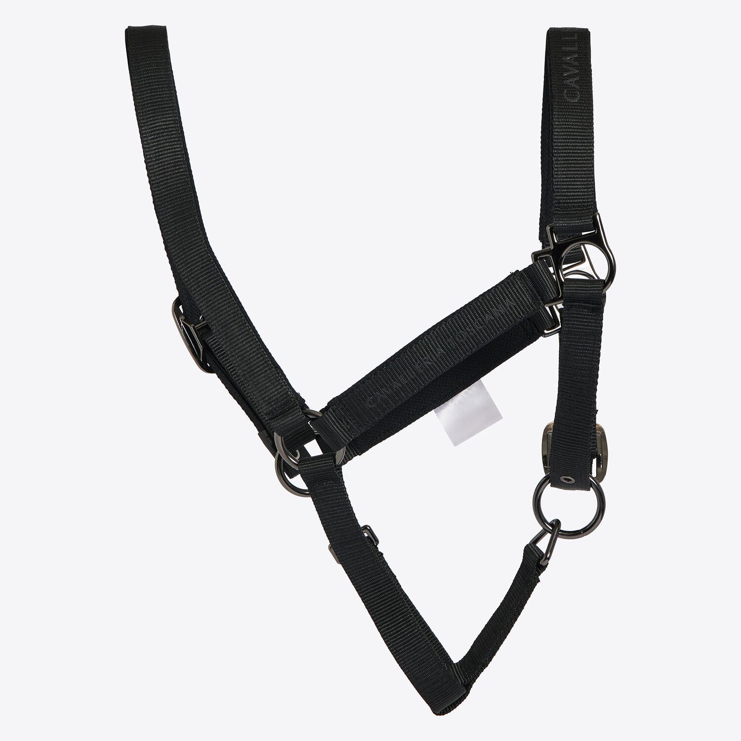 Cavalleria Toscana Cavalleria Toscana Halter with Lead Rope BLACK-2