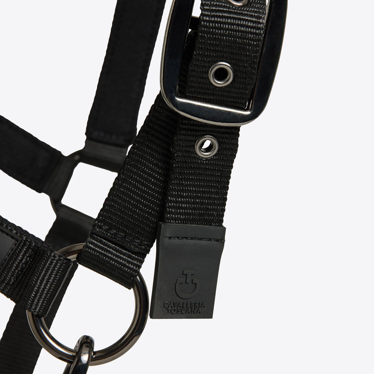 Cavalleria Toscana Cavalleria Toscana Halter with Lead Rope BLACK-2