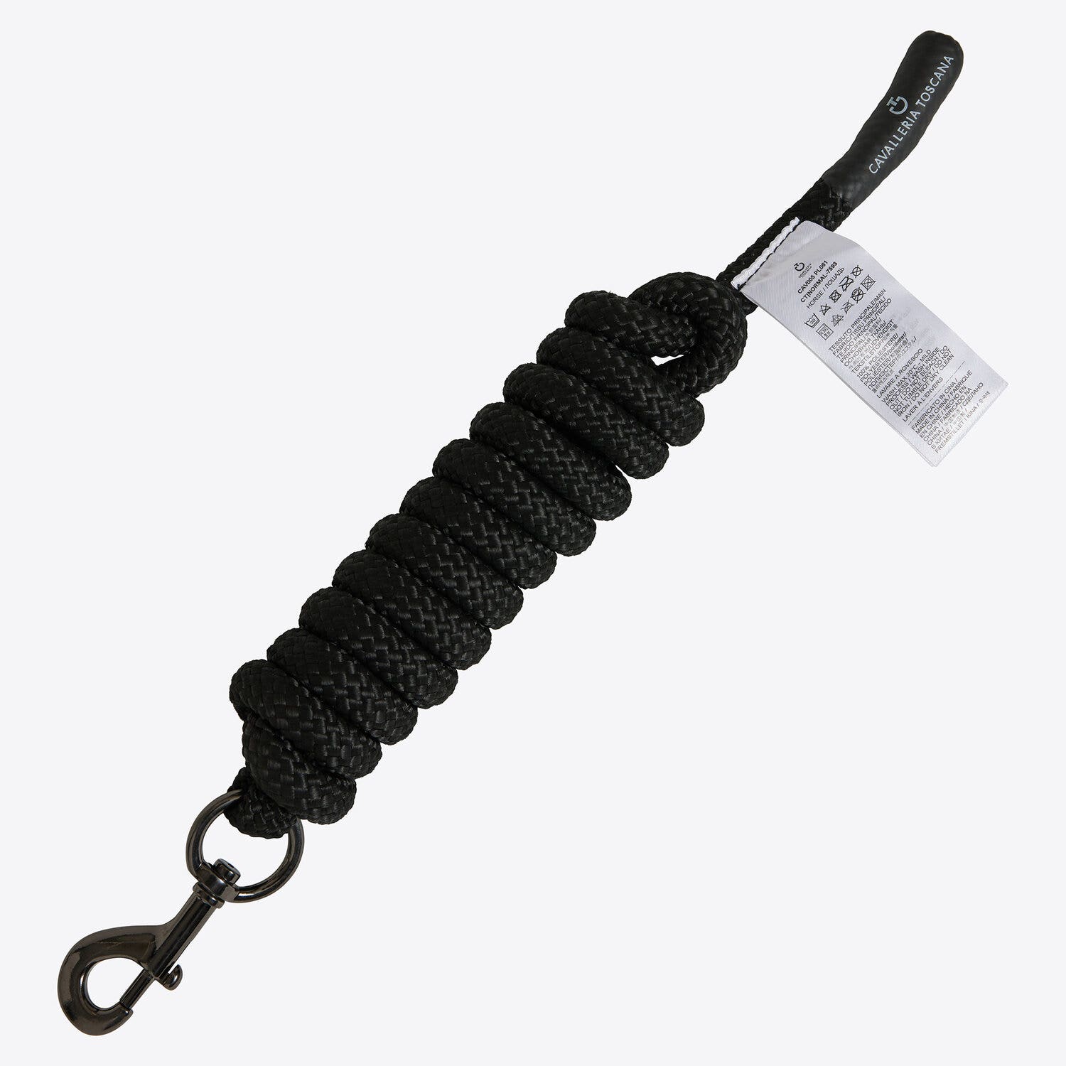 Cavalleria Toscana Cavalleria Toscana Halter with Lead Rope BLACK-4