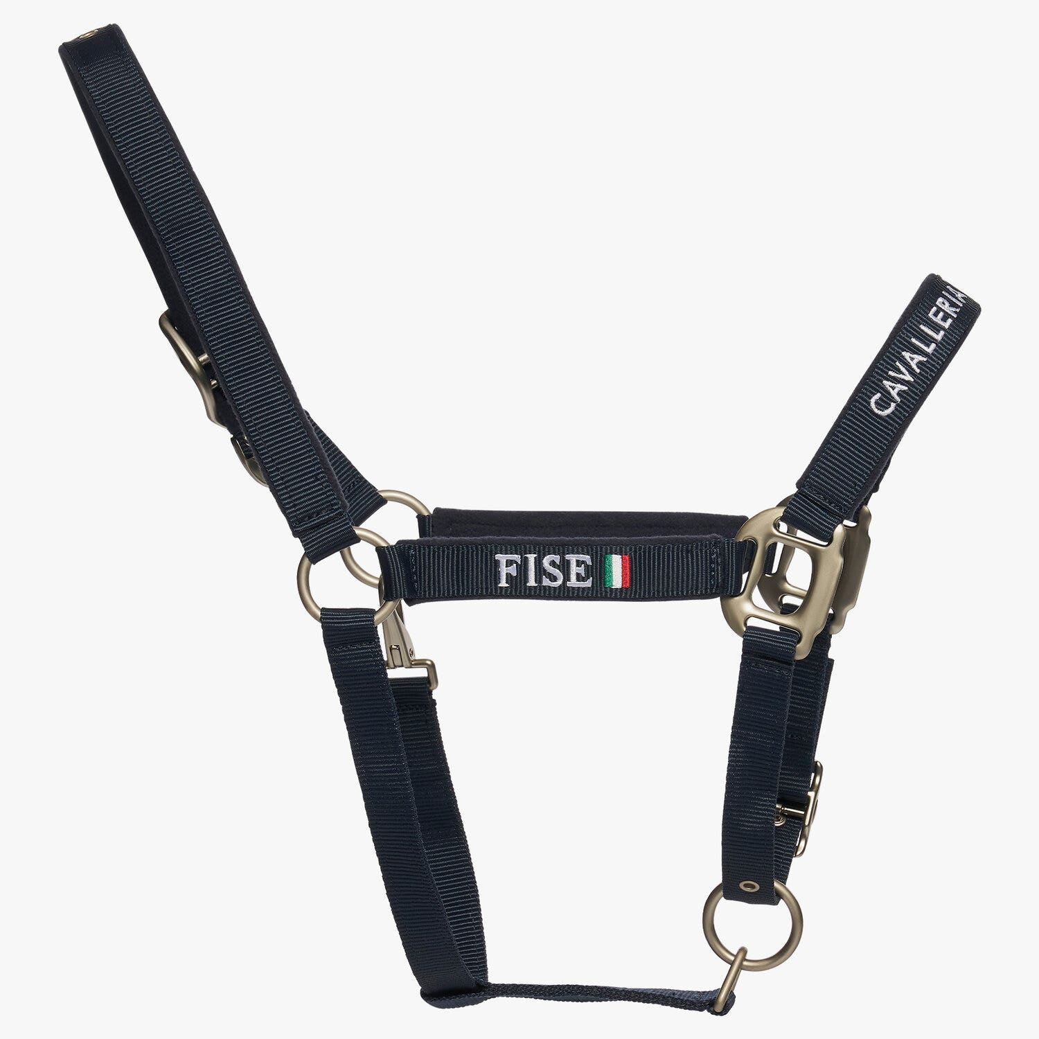 Cavalleria Toscana HALTER WITH LEAD CT X FISE NAVY-1