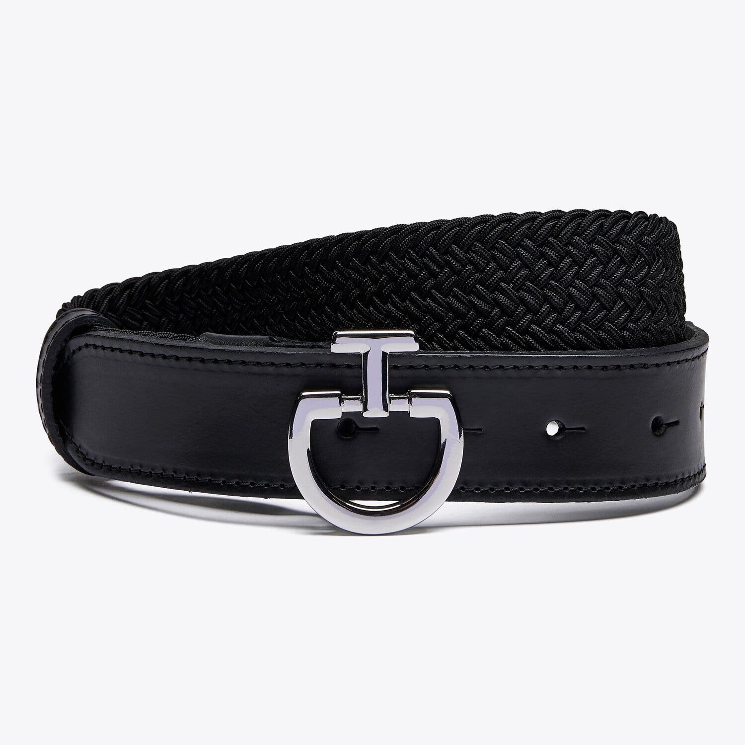 Cavalleria Toscana Cavalleria Toscana Women's elastic belt BLACK-1