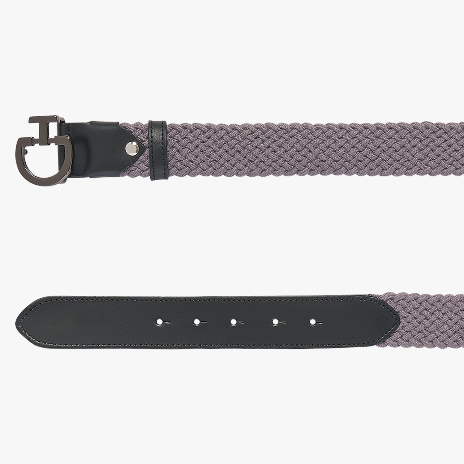 Cavalleria Toscana Women's elastic belt. GREY-2