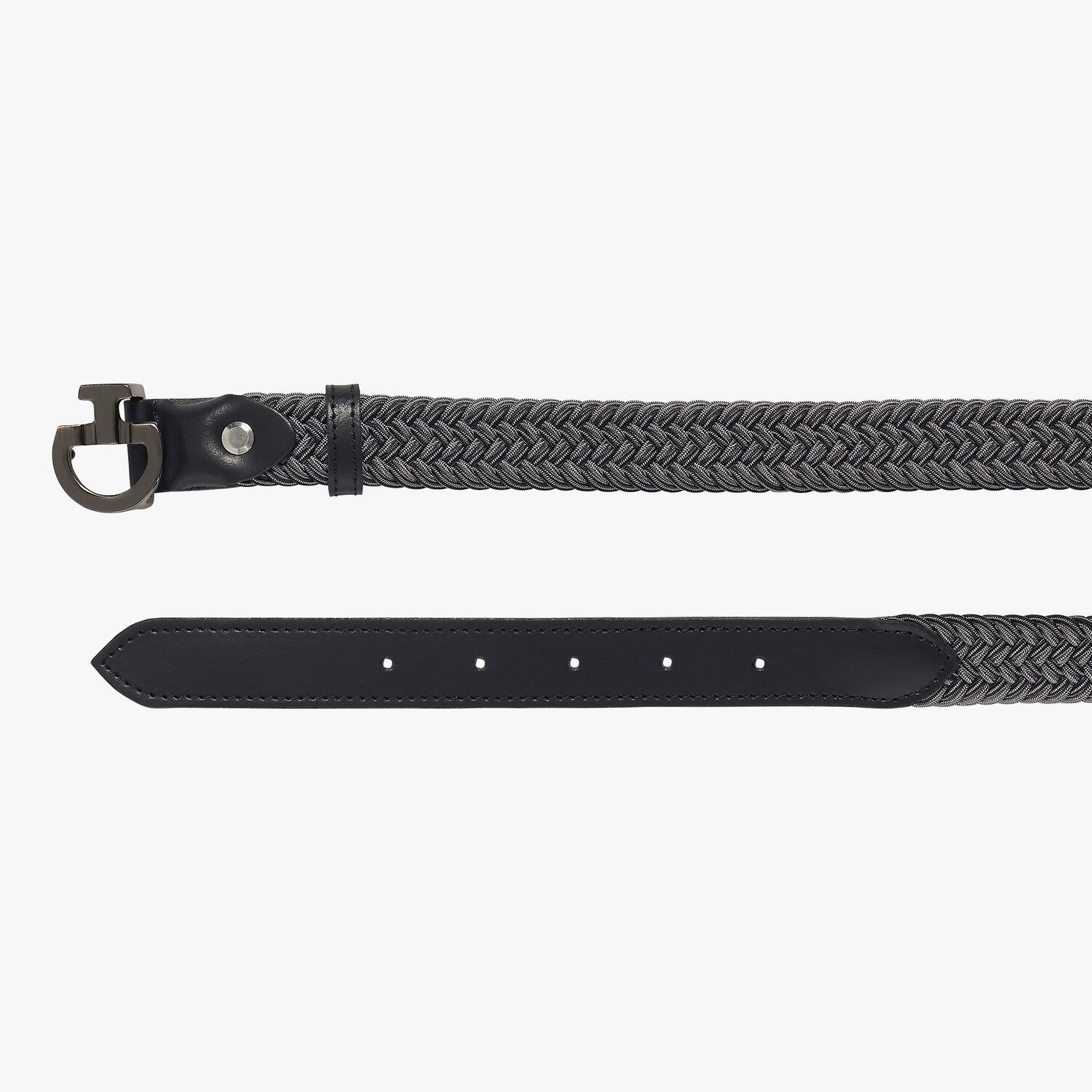 Cavalleria Toscana KID's CT elastic belt GREY/BLACK-2