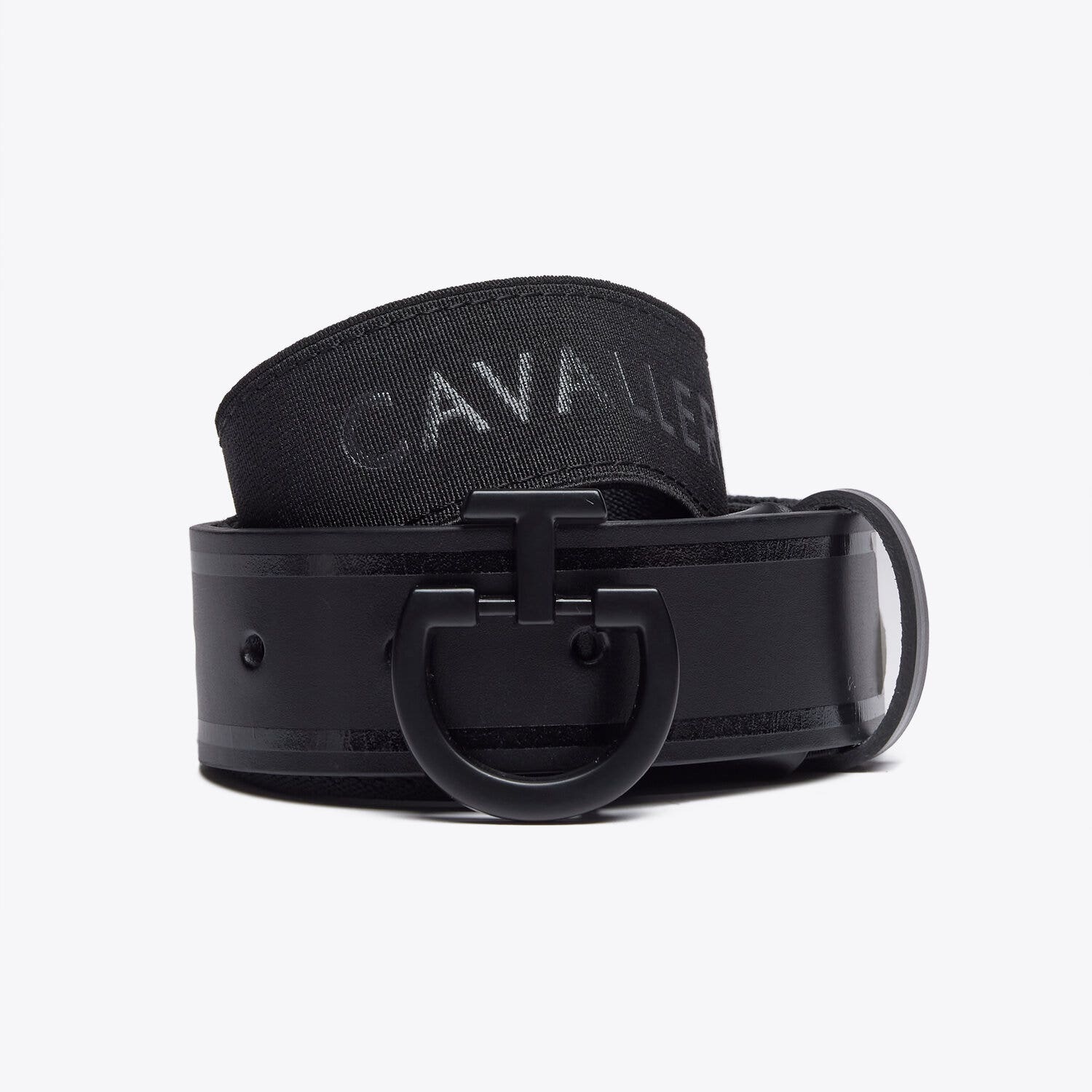 Cavalleria Toscana Women's Chamois Belt BLACK-1