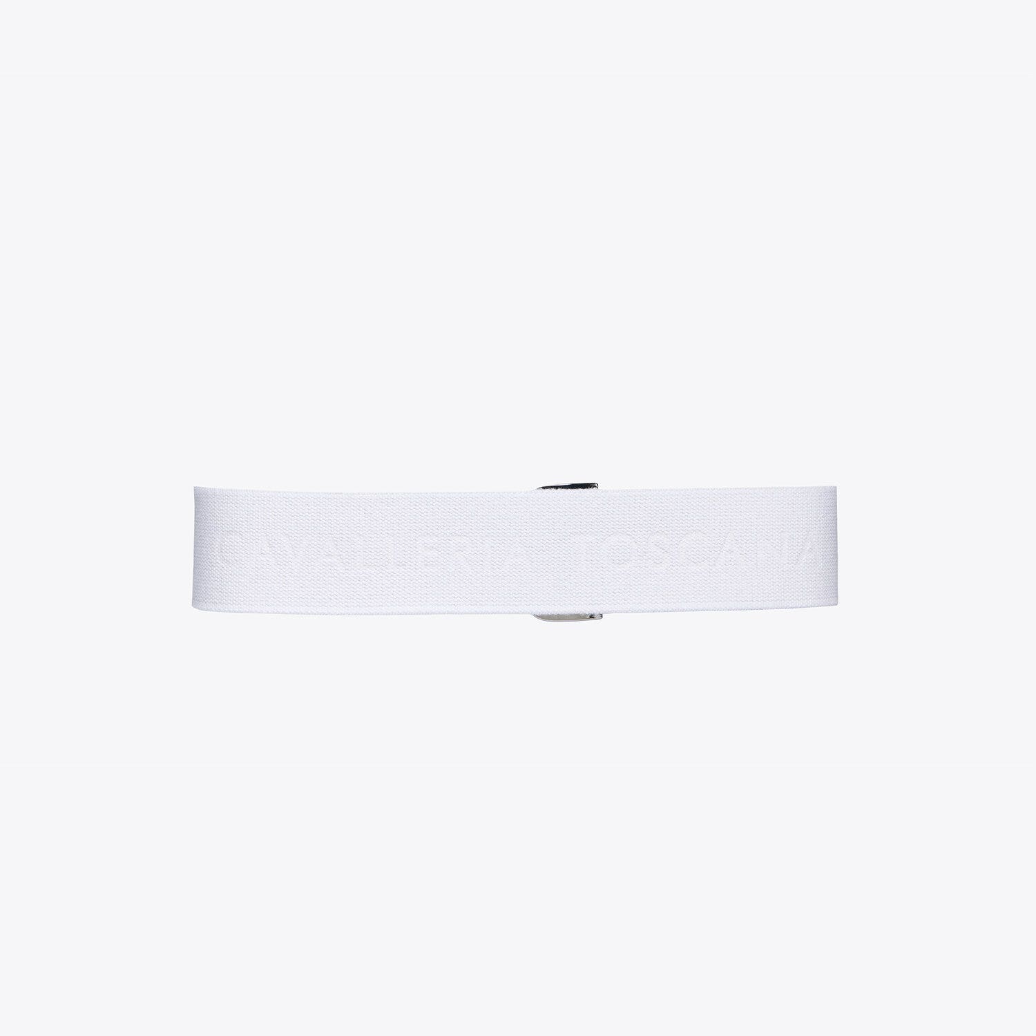 Cavalleria Toscana Women’s stretch belt WHITE-2