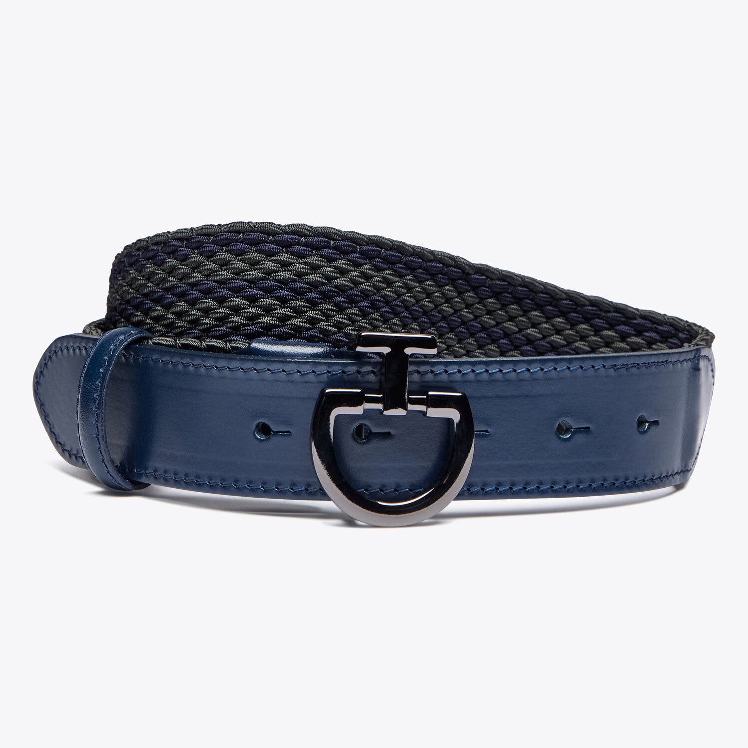 Cavalleria Toscana CT Woman Elastic Belt NAVY/GREY-1