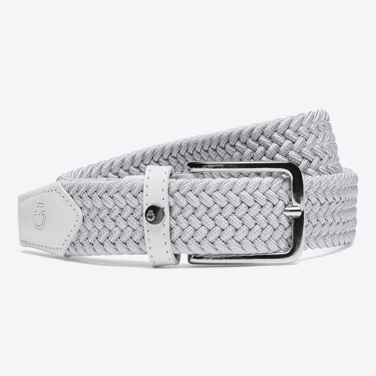 Cavalleria Toscana Cavalleria Toscana Women's Elastic Belt LIGHT GREY WOOL-1