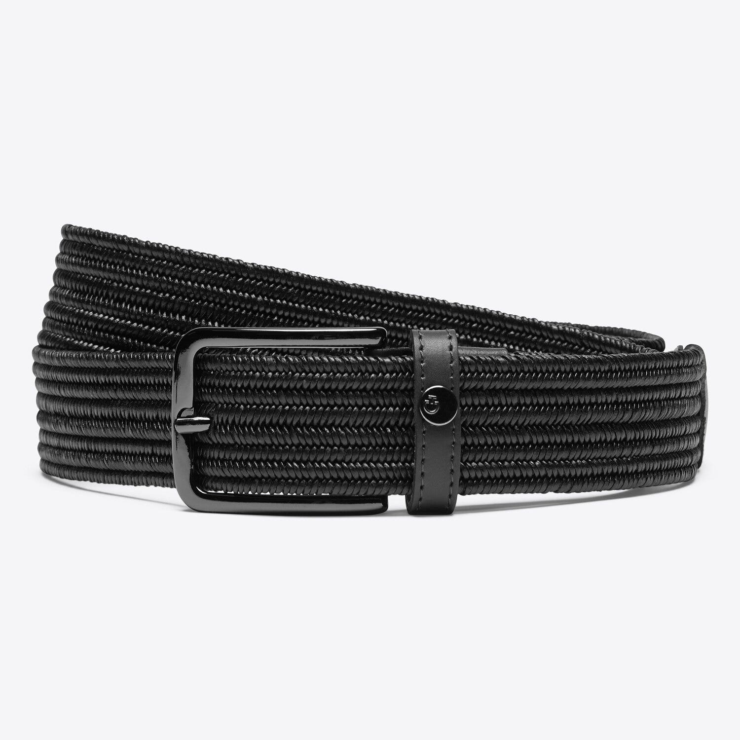 Cavalleria Toscana Cavalleria Toscana Men's Elastic Belt BLACK-1